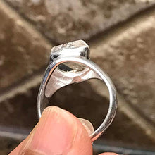 Load image into Gallery viewer, Natural Herkimer Diamond 925 Solid Sterling Silver Cluster Unisex Ring sz 6.75