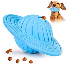 Load image into Gallery viewer, FULNEW IQ Treat Ball Interactive Dog Food Dispenser Durable Dog Chew Toy Ball for Dog Playing, Chewing, Tooth Cleaning (UFO)