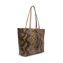 Load image into Gallery viewer, Anne Klein East West Bonded Tote, Snake