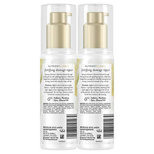 Load image into Gallery viewer, Pantene Castor Oil Hair Serum & Overnight Leave In Conditioner, Sulfate Free, Nutrient Blends Fortifying Repair for Dry Damaged Hair, 3.2 fl oz Twin Pack