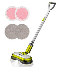 Load image into Gallery viewer, Cordless Electric Mop, Electric Spin Mop with LED Headlight and Water Spray, Up to 60 mins Powerful Floor Cleaner with 300ml Water Tank, Polisher for Hardwood, Tile Floors, Quiet Cleaning & Waxing