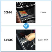 Load image into Gallery viewer, Wireless Charger for Subaru Forester 2019-2022,for Subaru Crosstrek Accessories 2018-2021,for Subaru Impreza Center Console Organizer Wireless Charging Pad