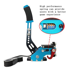 Load image into Gallery viewer, Mkbve 14Bit PC USB Handbrake - Sim Racing Handbrake for Logitech G920 G29 G25 G27 T500 T300 FANATECOSW Dirt Rally(Blue Mounting Plate Without Clamp)