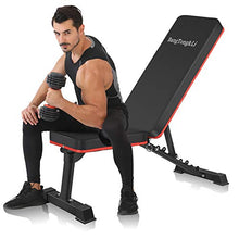 Load image into Gallery viewer, BangTong&Li Adjustable Bench,Utility Weight Bench for Full Body Workout- Multi-Purpose Foldable