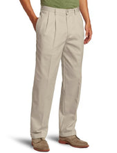 Load image into Gallery viewer, IZOD Men's American Chino Pleated Pant, Khaki, 38W x 34L