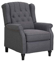 Load image into Gallery viewer, Amazon Brand – Ravenna Home Pritchard Classic Recliner, 29.1"W, Dark Grey