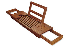 Load image into Gallery viewer, Conair Home Solid Teak Bathtub Tray