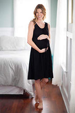 Load image into Gallery viewer, 3 in 1 Labor / Delivery / Nursing Gown Baby Be Mine Maternity (S/M , Black)