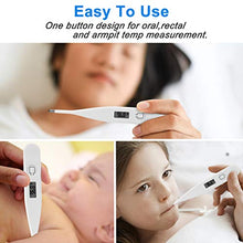 Load image into Gallery viewer, Digital Thermometer (Only Fahrenheit / °F) for Adults and Kids with Accurate Readings to Take your Body Temperature