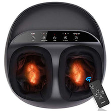 Load image into Gallery viewer, RENPHO Foot Massager Machine with Remote, Upgraded Full Cover Heat, Shiatsu Deep Kneading, Multi-Level Settings, Delivers Relief for Tired Muscles and Plantar Fasciitis, Fits up to US Men Feet Size 12