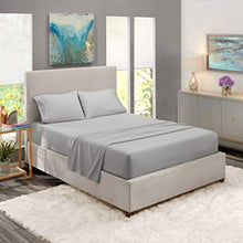 Load image into Gallery viewer, Nestl Luxury Queen Sheet Set - 4 Piece Extra Soft 1800 Microfiber-Deep Pocket Bed Sheets with Fitted Sheet, Flat Sheet, 2 Pillow Cases-Breathable, Hotel Grade Comfort and Softness - Silver Gray