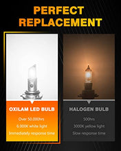 Load image into Gallery viewer, OXILAM Mini Size 9005/HB3 LED Bulbs, Wireless 6000K White Super Bright CSP Chips LED Conversion Kit, Fanless Replacement Bulb, Pack of 2
