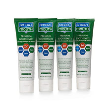 Load image into Gallery viewer, SmartMouth Premium Zinc Ion Toothpaste, Helps with Cavity, Enamel & Plaque, Mild Mint, 6 oz, 4 Pack
