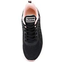 Load image into Gallery viewer, GANNOU Women's Air Athletic Running Shoes Fashion Sport Gym Jogging Tennis Fitness Sneaker Peachblack 7.5 B(M) US