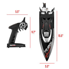 Load image into Gallery viewer, Top Race Remote Control Boat ┃ 30 MPH Rc Boats for Adults and Boys ┃ Realistic Professional Remote Boat Easter Gift ┃Fast RC Racing Electric Boat for Lake with Auto Flip Recovery and Radio Control
