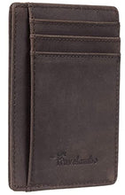 Load image into Gallery viewer, Travelambo Womens Multi Card Case Wallet & Front Pocket Minimalist Leather Slim Wallet