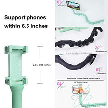 Load image into Gallery viewer, Omio Cartoon Cute Worm Lazy Cell Phone Holder Stand 360 Rotating Bendable Flexible Suction Cup Phone Mount Clamp Creative Lazy Bracket for Galaxy S10/S10+/S10E/S9/Note 9/iPhone XS Max/XR/X/11/8 & More