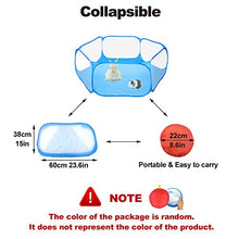Load image into Gallery viewer, Amakunft Small Animals C&C Cage Tent, Breathable & Transparent Pet Playpen Pop Open Outdoor/Indoor Exercise Fence, Portable Yard Fence for Guinea Pig, Rabbits, Hamster, Chinchillas and Hedgehogs