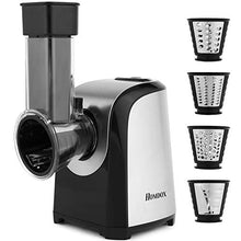 Load image into Gallery viewer, Salad Shooter Electric Spiralizer Vegetable Slicer Shredder Vegetable Cutter Cheese Grater for Home Kitchen Use with 4 Stainless Steel Rotary Blades(US Stock)