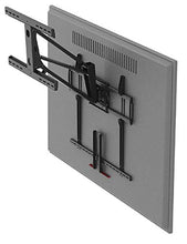 Load image into Gallery viewer, Monoprice Above Fireplace Pull-Down Full-Motion Articulating TV Wall Mount Bracket For TVs 55in to 100in, Max Weight 154lbs, VESA Patterns Up to 800x600, Rotating, Height Adjustable