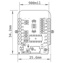 Load image into Gallery viewer, ACEIRMC ESP8266 ESP-12 ESP-12F NodeMcu Mini D1 Module WeMos Lua 4M Bytes WLAN WiFi Internet Development Board Base on ESP8266 ESP-12F for Arduino,Compatible with WeMos D1 Mini (5pcs)