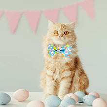 Load image into Gallery viewer, Pohshido 2 Pack Easter Cat Collar with Bow Tie and Bell, Holiday Kitty Kitten Breakaway Collar for Boys and Girls Cats