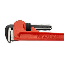 Load image into Gallery viewer, Jetech 36-inch Heavy Duty Aluminum Straight Pipe Wrench,Adjustable Plumbing Wrench Straight Pipe Wrench with Floating Hook Jaw and I-Beam Handle