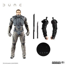 Load image into Gallery viewer, McFarlane Toys Dune Duncan Idaho 7-inch Action Figure with Build-A Glossu ‘Beast’ Rabban Figure Parts, Multicolor