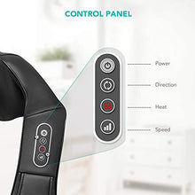 Load image into Gallery viewer, Neck Shoulder Massage with Soothing Heat, Electric Shiatsu Back Massager 3D Deep Tissue Kneading Massagers for Full Body Muscle Pain Relief Relax, Christmas Birthday Gift