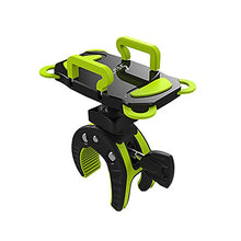 Load image into Gallery viewer, ihens5 Bike Phone Mount, Motorcycle & Mountain Bike Handlebar Phone Mount Bicycle Golf Cart Stroller Cell Phone Holder with Rubber Strap 360 Degrees Rotate for iPhone X 8 7 6 6s Plus Samsung (Green)