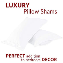 Load image into Gallery viewer, Mellanni 2 Pillow Cases + 2 Pillow Shams Bundle&Save - Bundle Includes: Pillow Cases Standard Size Set of 2 and 2 Standard Pillow Shams (Standard/Queen Size 20" x 30", White)