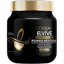 Load image into Gallery viewer, L'Oreal Paris Elvive Total Repair 5 Power Restore Multi Use Treatment with 91g of Repair Concentrate with Protein per Jar, 23 fl. oz.