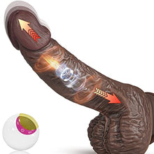 Load image into Gallery viewer, Thrusting Dildo Vibrator Sex Toy for Women - Vibrating Dilado Realistic Dildo with 8 Thrusts & Vibrations Sex Store for Adult Sex Toy for Women Men, Anal Dildo Suction Cup Toys for Her Adult Pleasure