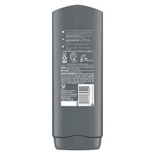 Load image into Gallery viewer, Dove Men+Care Elements Body Wash and Face Wash For Fresh, Healthy-Feeling Skin Charcoal + Clay Cleanser That Effectively Washes Away Bacteria While Nourishing Your Skin 18 oz