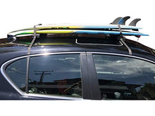 Load image into Gallery viewer, Universal Car Surfboard Soft Roof Rack Pad | Up to Two Surf Boards | with Storage Bag (19 Inches)