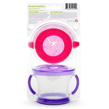 Load image into Gallery viewer, Munchkin Snack Catcher, 2 Pack, Pink/Purple