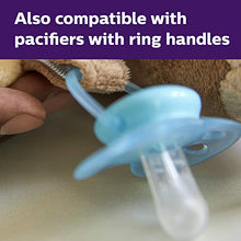 Load image into Gallery viewer, Philips Avent Soothie Snuggle Pacifier Holder with Detachable Pacifier, Giraffe, 0m+