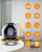 Load image into Gallery viewer, Home Security Camera 4MP Indoor Camera Pan/Tilt, Plug-in WiFi Camera (2.4G ONLY) Baby Monitor Dog Camera with Spotlight & Siren, Night Vision, 2-Way Audio, Human & Sound Detection, Motion Tracking