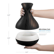 Load image into Gallery viewer, Smart WiFi Wireless Essential Oil Aromatherapy 400ml Ultrasonic Diffuser & Humidifier with Alexa & Google Home Phone App & Voice Control - Create Schedules - LED & Timer Settings