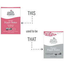 Load image into Gallery viewer, Organic Nipple Butter Breastfeeding Cream by Earth Mama | Lanolin-free, Safe for Nursing & Dry Skin, Non-GMO Project Verified, 2-Fluid Ounce (2-Pack)