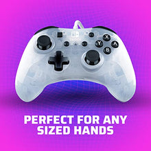 Load image into Gallery viewer, PDP Rock Candy Wired Gaming Switch Pro Controller - Frost White / Clear - Licensed for Switch and OLED - Compact, Durable Travel Controller - Nintendo Switch