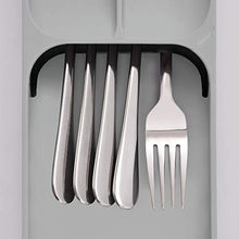 Load image into Gallery viewer, Joseph Joseph DrawerStore Compact Cutlery Organizer Kitchen Drawer Tray, Small, Gray