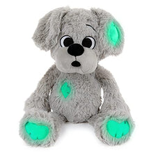 Load image into Gallery viewer, Cute Stuffed Dog with Puppy Superpowers – Glow in Dark Patches for Sweet Dreams & Bedtime Comfort – Perfect Puppy Stuffed Animal Teddy Bear Toy for Boys, Girls – Plush 14 inches (no Batteries Needed)