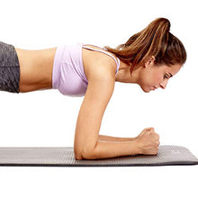 Load image into Gallery viewer, Gaiam Essentials Thick Yoga Mat Fitness & Exercise Mat With Easy-Cinch Yoga Mat Carrier Strap, Teal, 72"L X 24"W X 2/5 Inch Thick