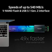 Load image into Gallery viewer, SAMSUNG T5 Portable SSD 1TB - Up to 540MB/s - USB 3.1 External Solid State Drive, Black (MU-PA1T0B/AM)