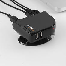 Load image into Gallery viewer, Amazon Basics 7 Port USB 2.0 Hub Tower with 5V/4A Power Adapter