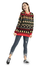 Load image into Gallery viewer, Unisex Men's Ugly Christmas Sweater Funny Novelty Knit Pullover Santa Reindeer Snowman Christmas Holiday Sweater - Rudy Be Fierce, Small