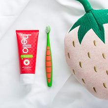 Load image into Gallery viewer, Hello Natural Wild Strawberry Flavor Fluoride Kids Toothpaste, Vegan and SLS Free, ADA Approved, For Ages 2 and Up, 4.2 Ounce (Pack of 4)