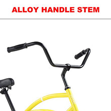 Load image into Gallery viewer, Knus Beach Cruiser Bike,26 inch Urban Single Speed Men Women's Cruiser Bicycle-Yellow