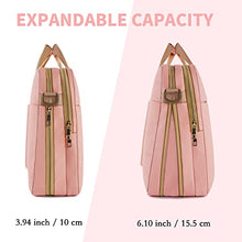 Load image into Gallery viewer, YTONET Laptop Case Laptop Bag 15-15.6 Inch Bundle, TSA Laptop Sleeve Grey & Expandable Laptop Briefcase Pink with Shoulder Strap, Portable Notebook Computer Carrying Bag Gift for Work School Travel